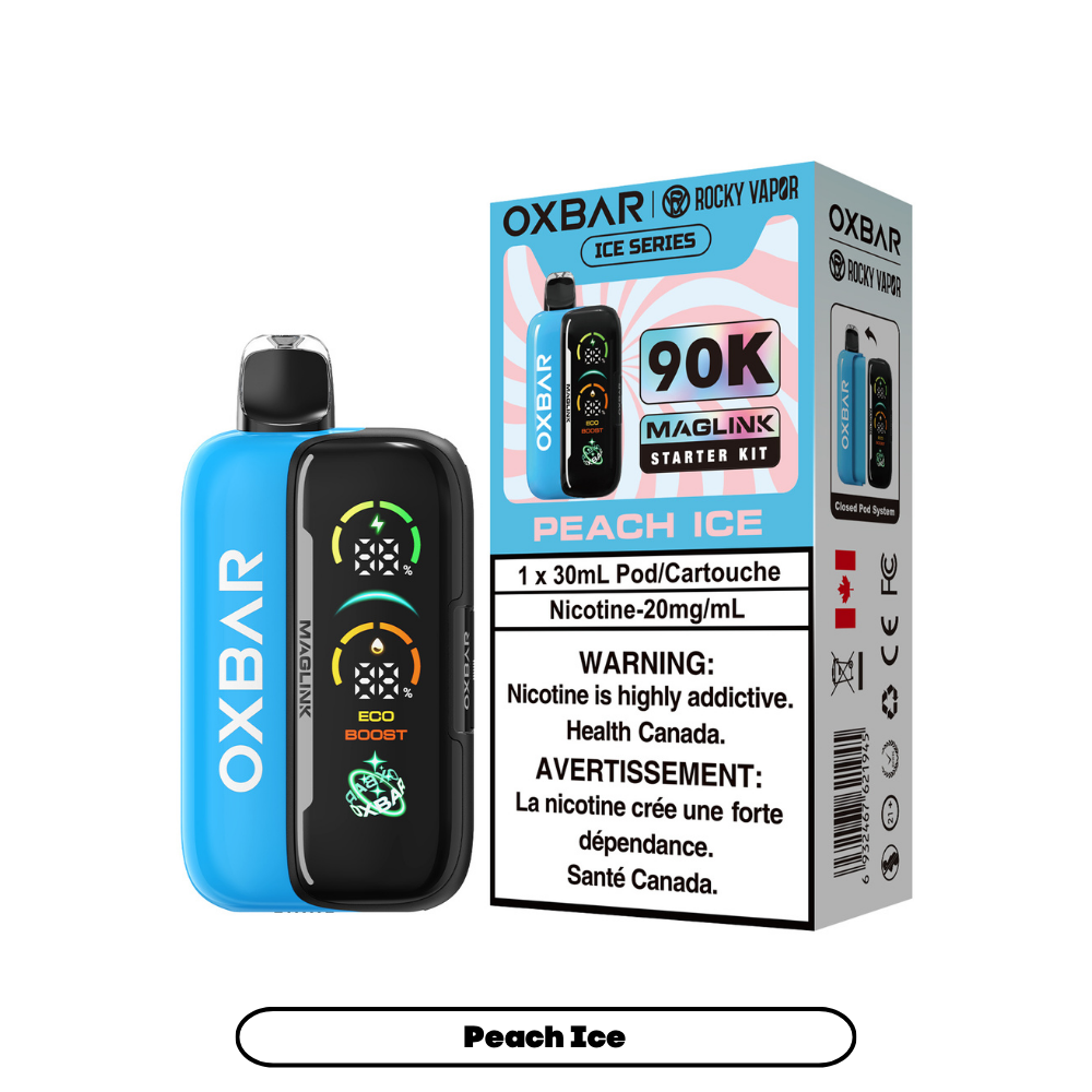 Rocky Vapor Oxbar Maglink Starter Kit - Peach Ice