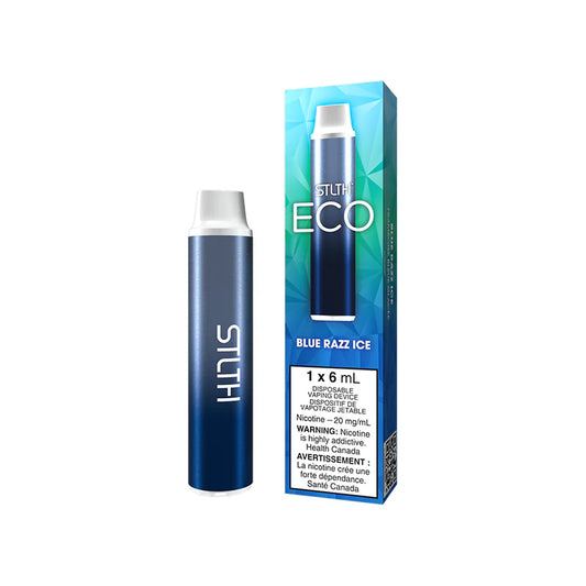 STLTH ECO DISPOSABLE - Blue Razz Ice (AB)