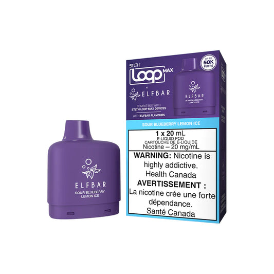 STLTH LOOP MAX x ELFBAR - Sour Blueberry Lemon Ice