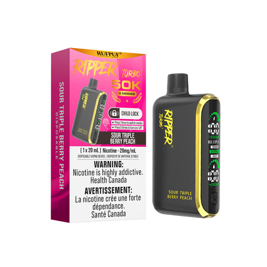 Ripper Turbo 50K - Sour Triple Berry Peach (AB)