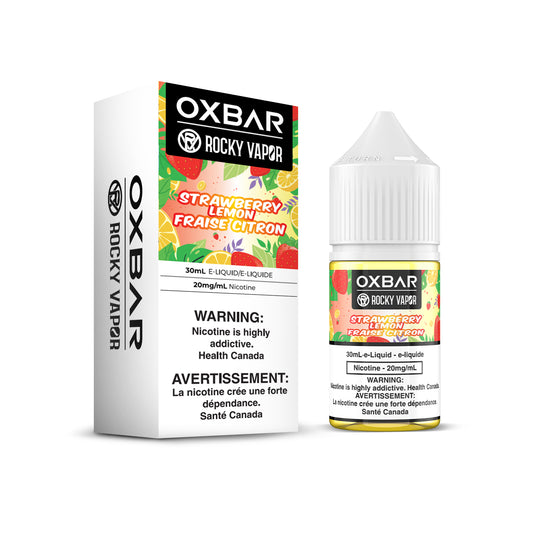 ROCKY VAPOR OXBAR E-LIQUIDS - Strawberry Lemon