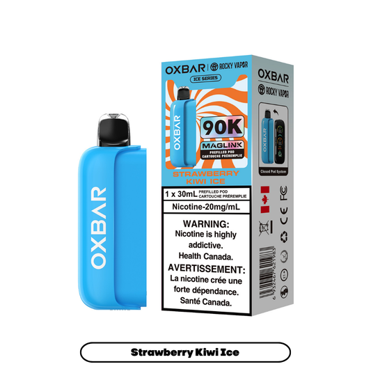 Rocky Vapor Oxbar Maglink Pod 90K - Strawberry Kiwi Ice