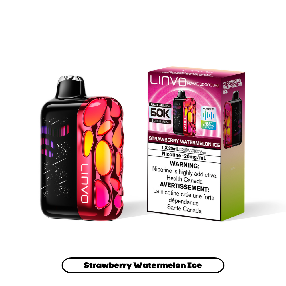 Linvo Rave 60K Pro - Strawberry Watermelon Ice