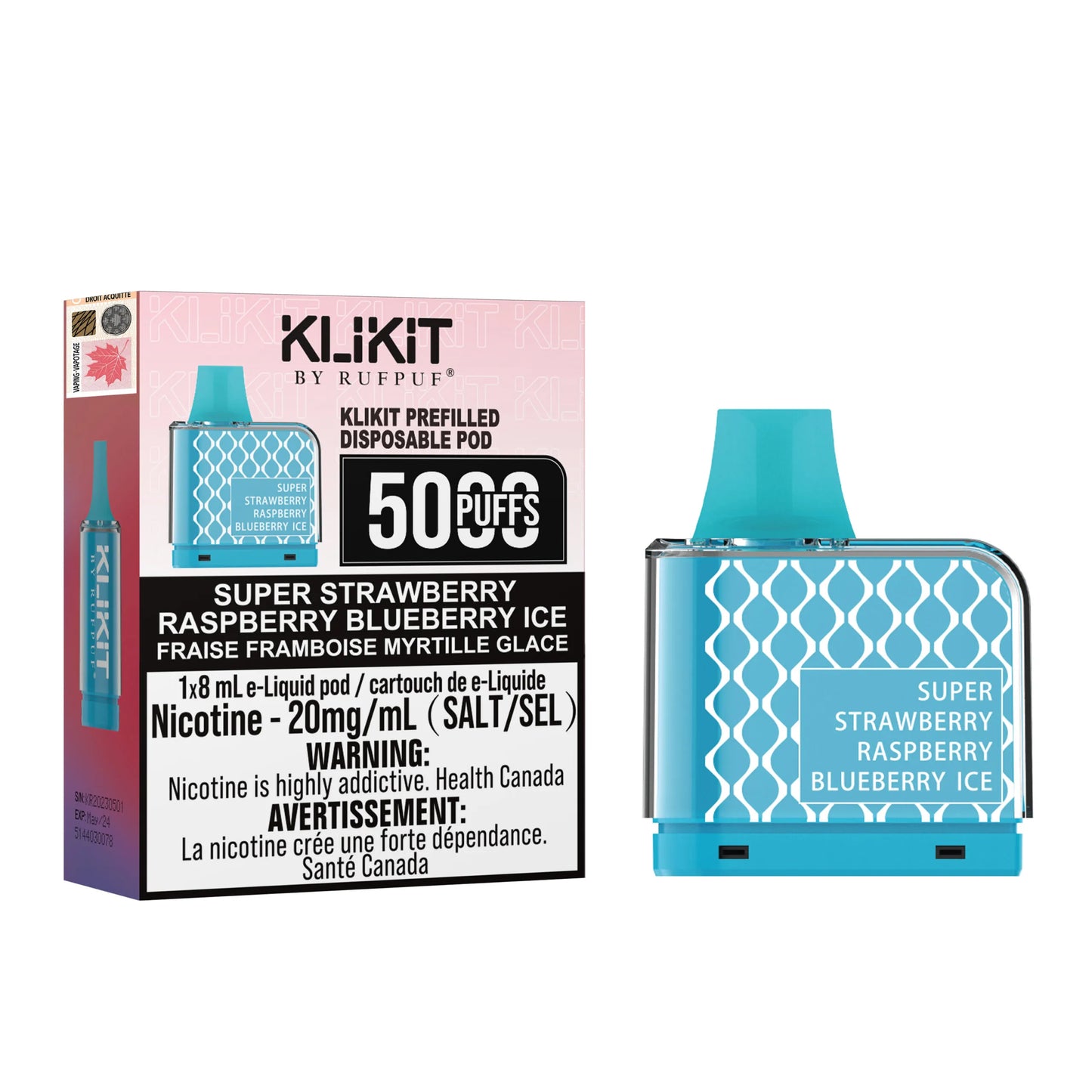 RUFPUF Klikit replacement Pods - 5000