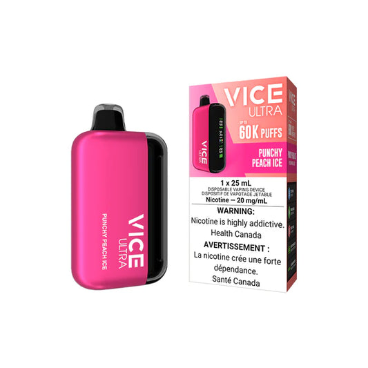 VICE ULTRA Disposable - Punchy Peach Ice (AB)