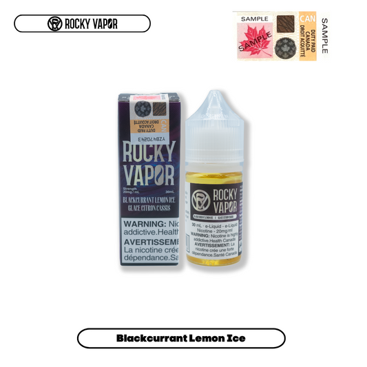 Blackcurrant Lemon Ice - Rocky Vapor Salt