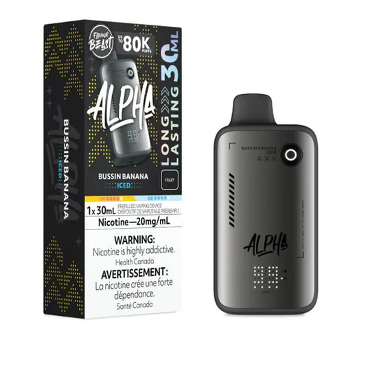 Flavour Beast Alpha Disposable - Bussin Banana Iced