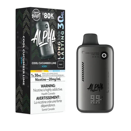 Flavour Beast Alpha Disposable - Cool Cucumber Lime Iced