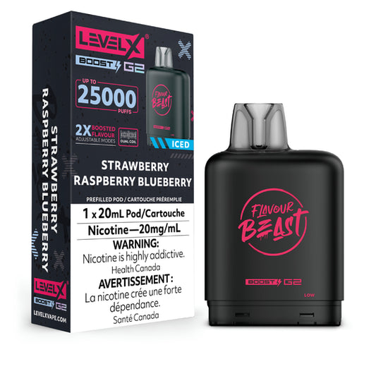 G2 Level X Flavour Beast Boost G2 - Strawberry Raspberry Blueberry