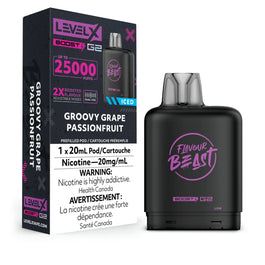 G2 Level X Flavour Beast Boost G2 - Groovy Grape Passionfruit Iced (AB)