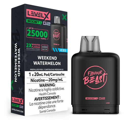 G2 Level X Flavour Beast Boost G2 - Weekend Watermelon Iced (AB)