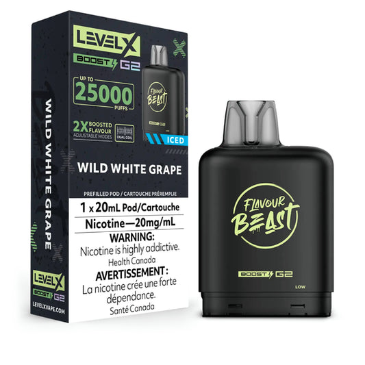 G2 Level X Flavour Beast Boost G2 - Wild White Grape Iced (AB)