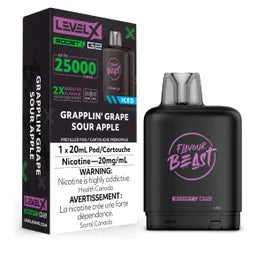 G2 Level X Flavour Beast Boost G2 - Grapplin' Grape Sour Apple Iced