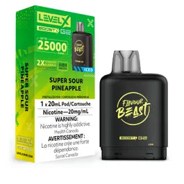 G2 Level X Flavour Beast Boost G2 - Super Sour Pineapple Iced (AB)