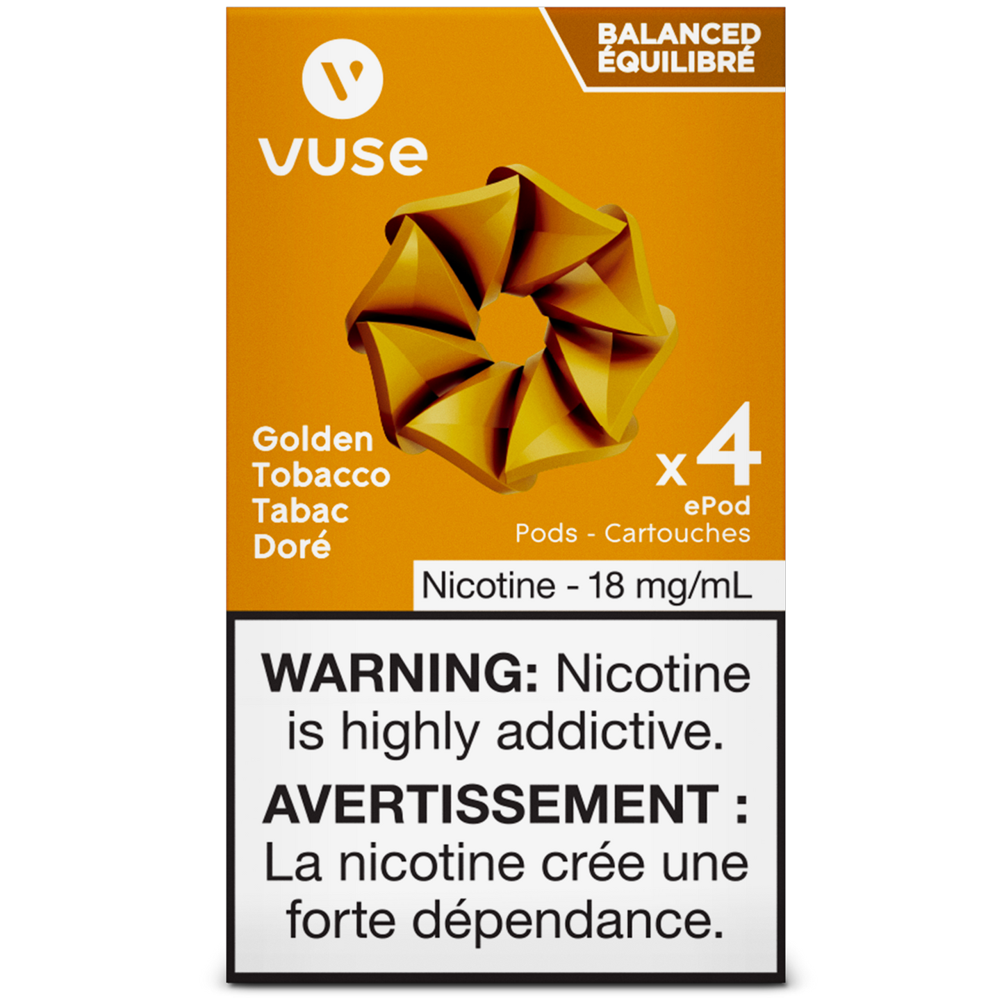Vuse ePod Golden Tobacco Pods